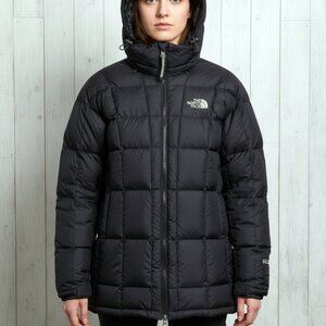 WOMEN'S The North Face 600 Goose Down Puffer Jacket Black S Metropolis Parka EUC